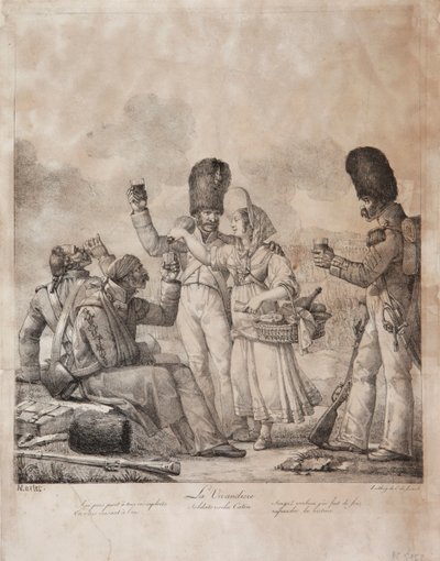 The Vivandière by Denis Auguste Marie Raffet